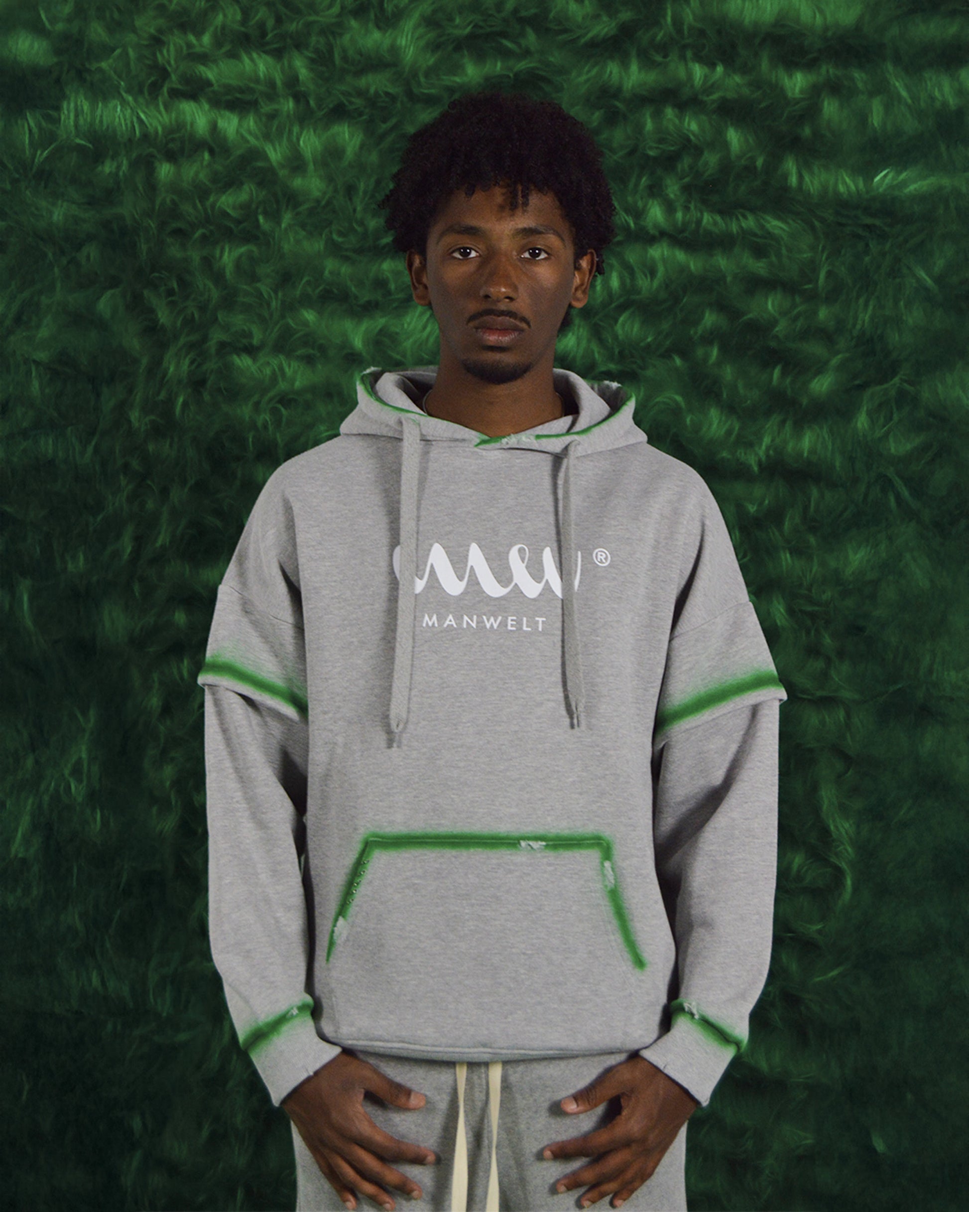 Sudadera MW Custom Gris