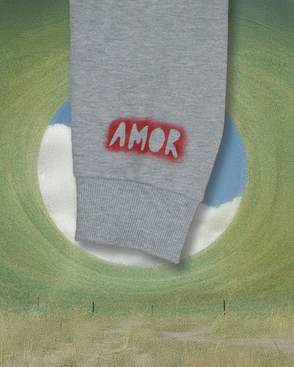 Sudadera Gris MW ''AMOR''