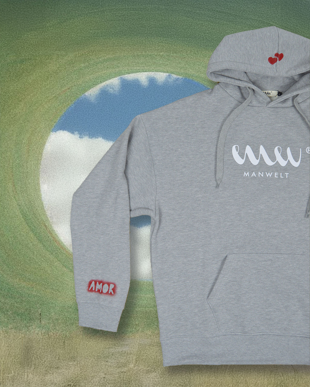Sudadera Gris MW ''AMOR''