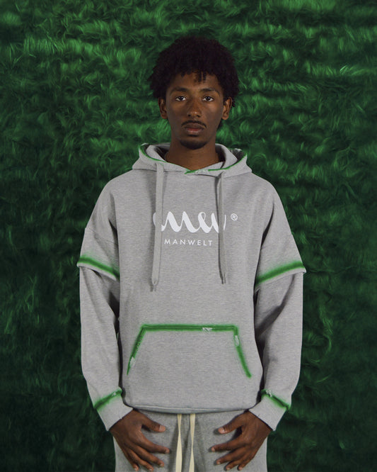 Sudadera MW Custom Gris