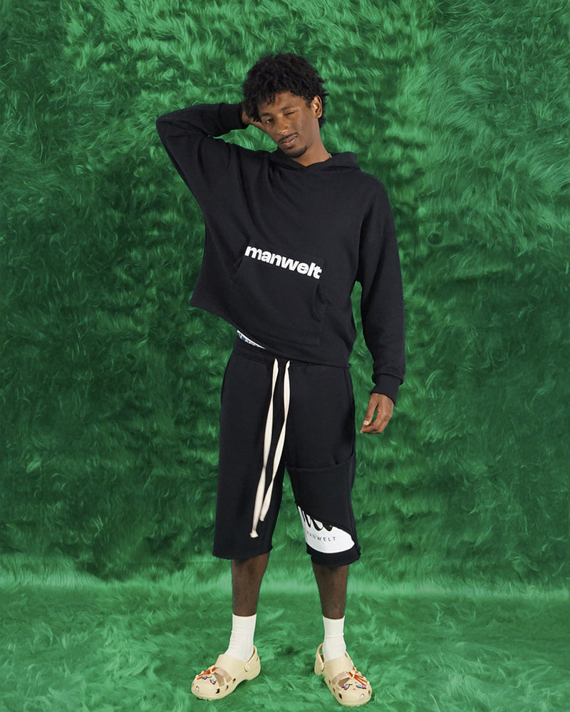 Baggy Sweatpants Corto Negro