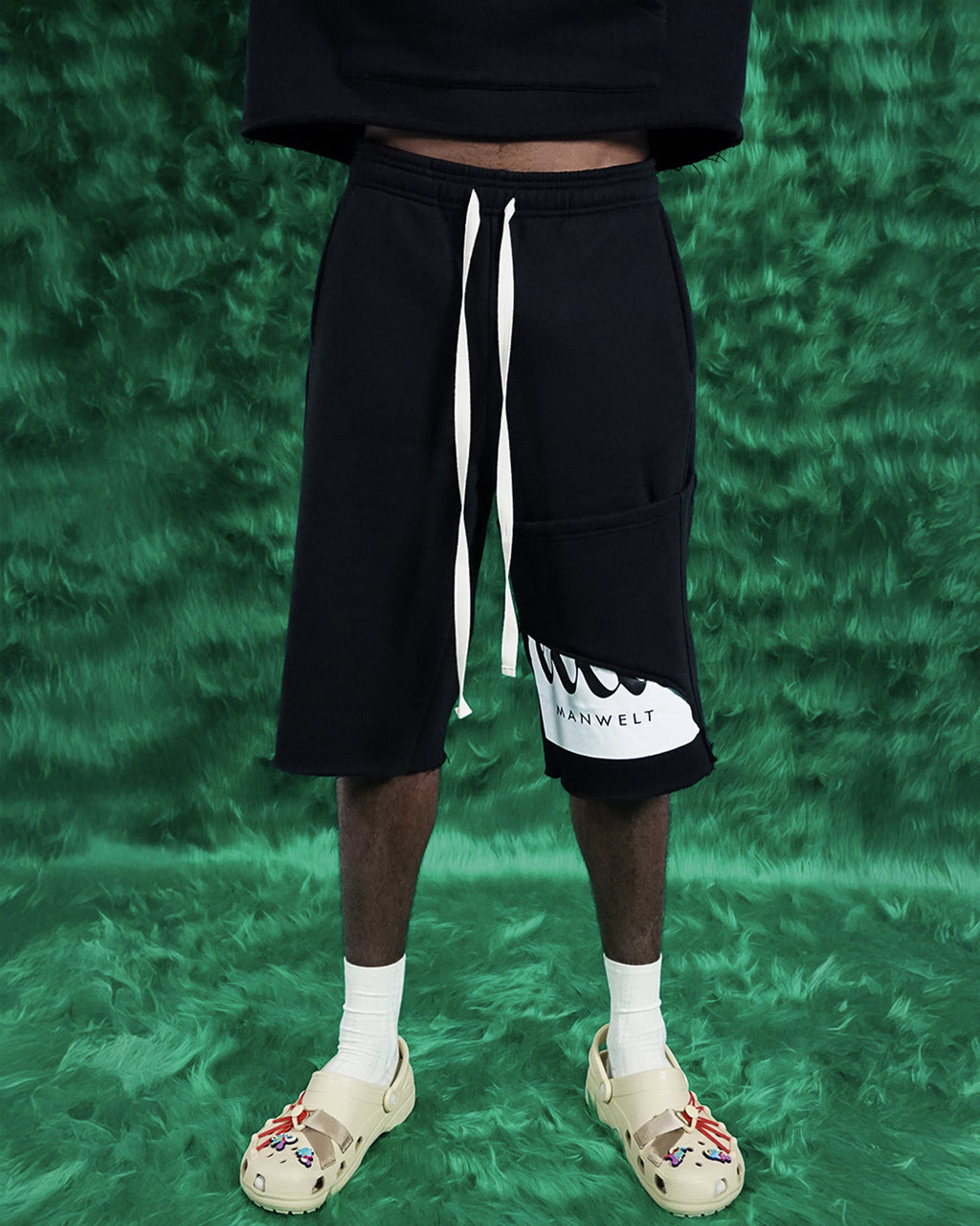 Baggy Sweatpants Corto Negro