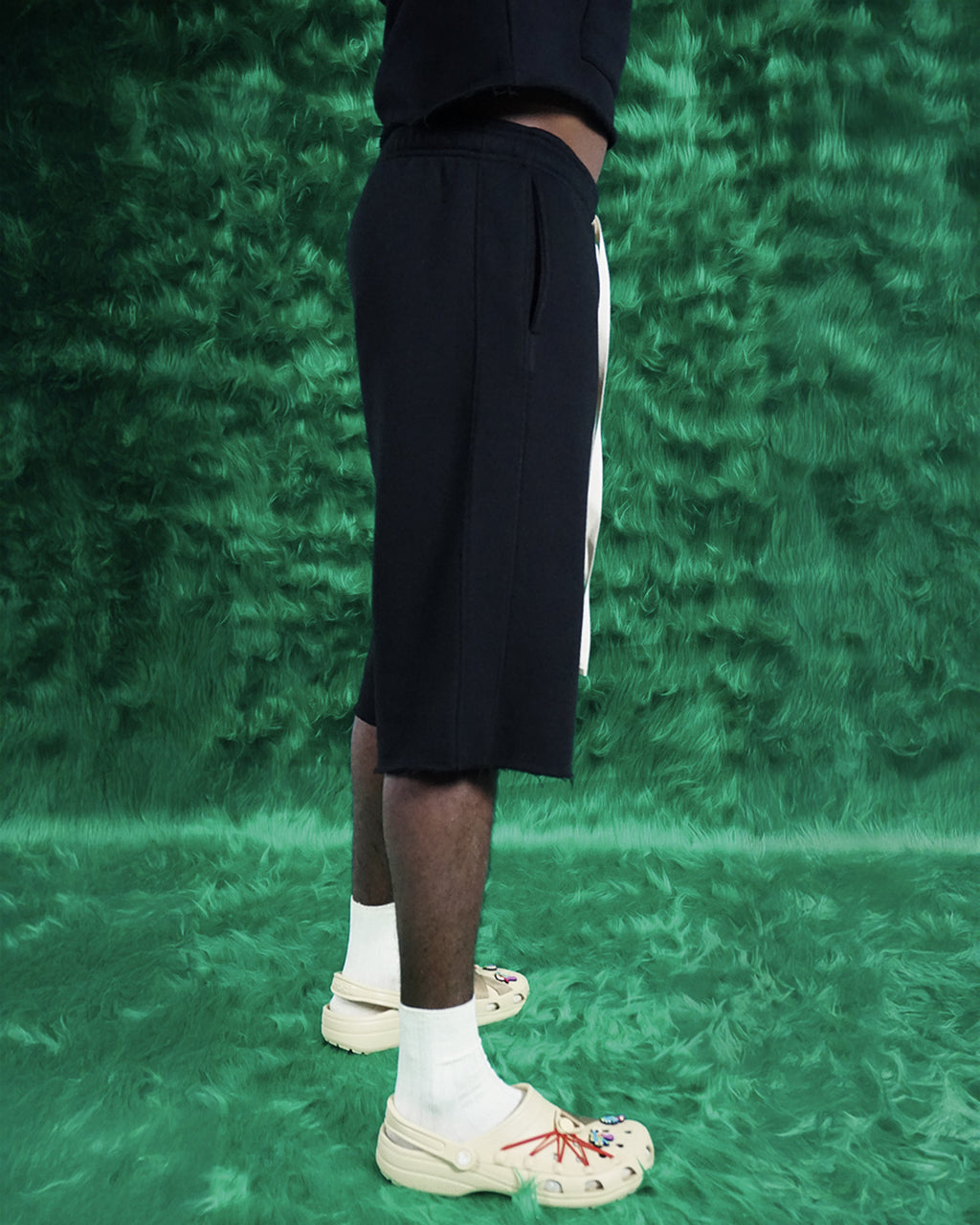 Baggy Sweatpants Corto Negro