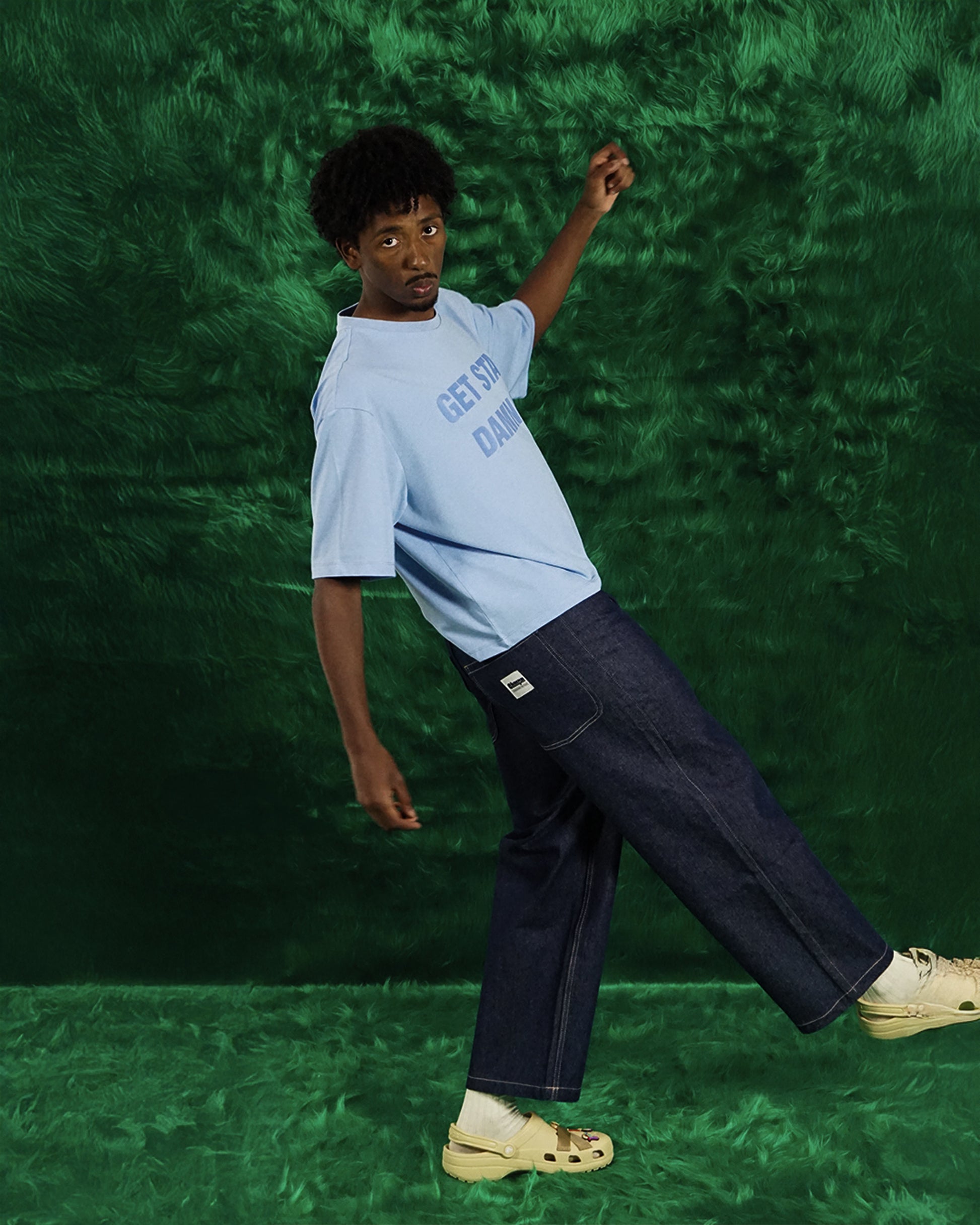 Camiseta Cropped ´GET STARTED, DAMN IT!`